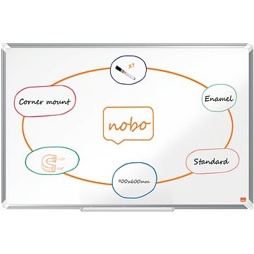 E-shop NOBO Premium Plus Emaille 90 x 60 cm, weiß