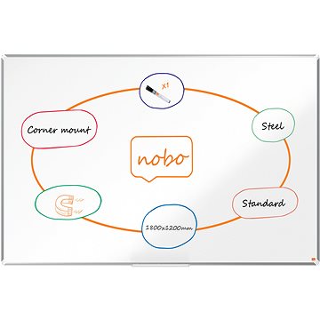 E-shop NOBO Premium Plus 180 x 120 cm, weiß