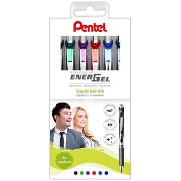 E-shop PENTEL Energel BL77-6, 0,7 mm - Set mit 6 Farben
