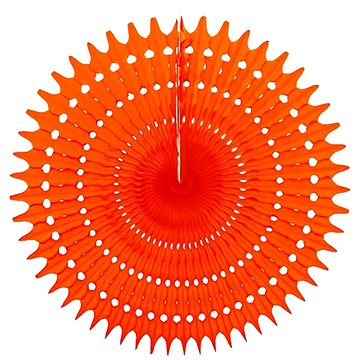 LAALU Rozeta papírová oranžová 67 cm
