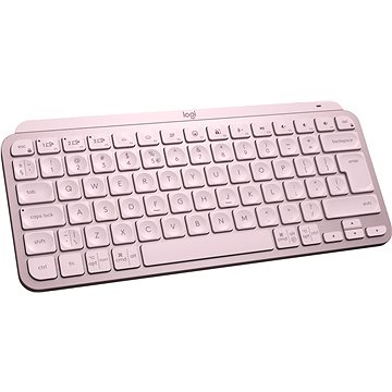 E-shop Logitech MX Keys Mini Minimalist Wireless Illuminated Keyboard - Rose - US INTL