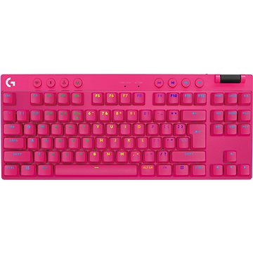 E-shop Logitech G PRO X TKL Lightspeed Tactile, rosa