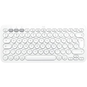 Logitech Bluetooth Multi-Device Keyboard K380 pro Mac, bílá - CZ/SK