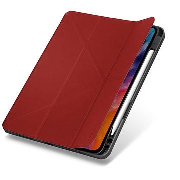E-shop UNIQ Transforma Rigor Cover mit Ständer für Apple iPad Air 10,9“ (2020) - rot