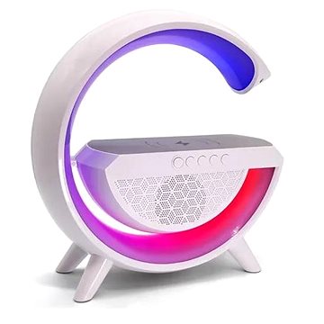 E-shop ALUM Bluetooth-Lautsprecher mit LED-Lampe und kabellosem Ladegerät - BT-2301