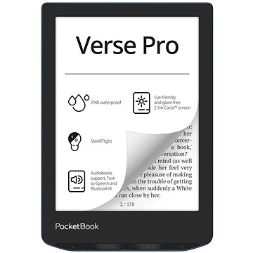 E-shop PocketBook 634 Verse Pro Azure, blau