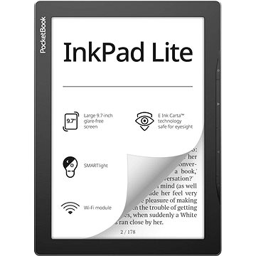 PocketBook 970 InkPad Lite, Dark Gray, šedý