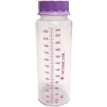 Vyživová láhev NUTRICAIR 240 ml s krytkou - 8 ks