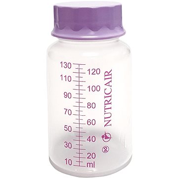 Vyživová láhev NUTRICAIR 130 ml s krytkou - 14 ks