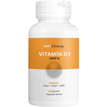 MOVit Vitamin D3 2000 I.U., 50 ucg, 90 tobolek
