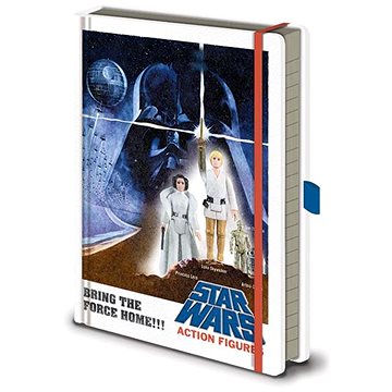 Star Wars: Action Figures - zápisník A5
