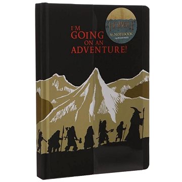 The Hobbit: I'm Going On An Adventure! - zápisník A5