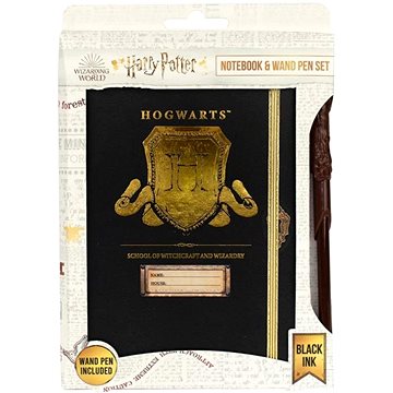 Harry Potter: Hogwarts Shield - zápisník A5 s propiskou