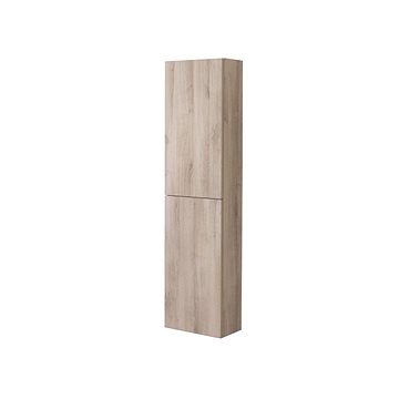 Aira, koupelnová skříňka, vysoká, levé otevírání, dub, 400x1570x220 mm