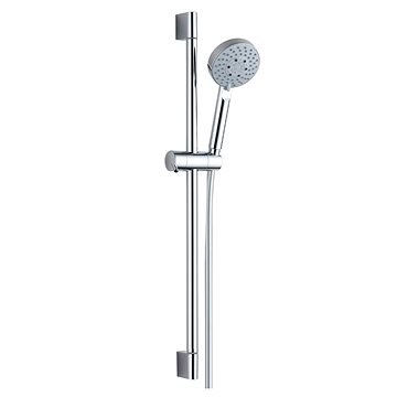 MEREO Sprchová souprava, pětipolohová sprcha, posuvný držák, šedostříbrná hadice