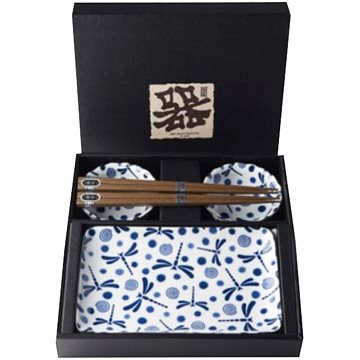 Made In Japan Sushi set Blue Dragonfly 6 ks