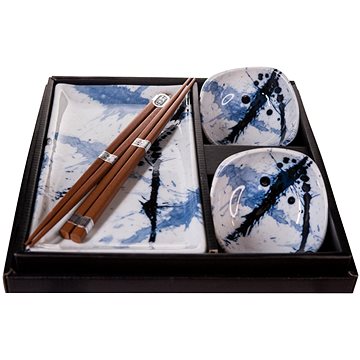 Made In Japan Sushi set Blue & White 6 ks