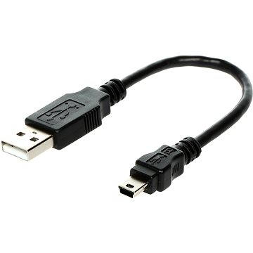 E-shop OEM USB-A/MINI-5-polig schwarz, 0,15 m