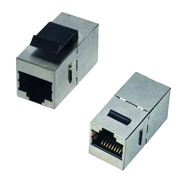 E-shop Datacom Verbindungsmodul für Kabel STP CAT5e 2 x RJ45 (8p8c) - gerade