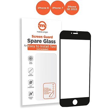 E-shop Mobile Origin Orange Screen Guard Spare Glass iPhone 8/7/SE 2022/SE 2020