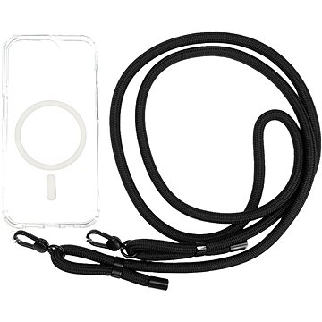 E-shop Mobile Origin Lanyard MagSafe Case Clear iPhone 15 Pro