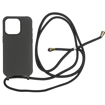 E-shop Mobile Origin Lanyard Case Black iPhone 15 Pro