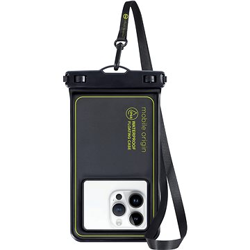 E-shop Mobile Origin Waterproof Floating Case 6.5" Black/Green