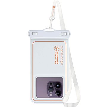 E-shop Mobile Origin Waterproof Floating Case 6.5" White/Orange