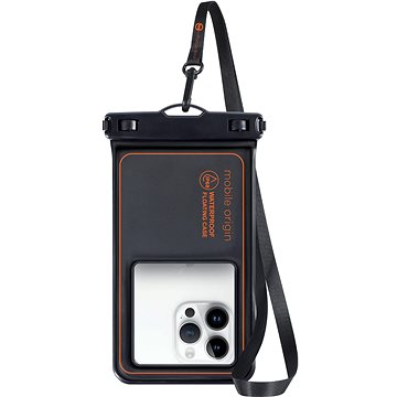 E-shop Mobile Origin Waterproof Floating Case 6.8" Black/Orange