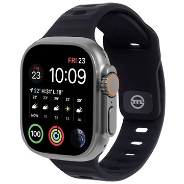 E-shop Mobile Origin Strap Black Apple Watch 49mm/45mm/44mm/42mm