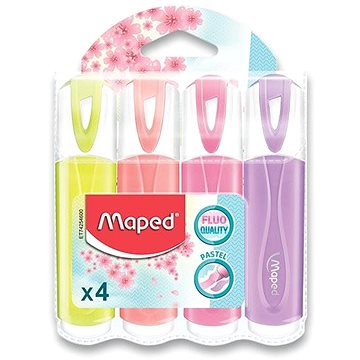 E-shop Maped Fluo Peps Pastell - Set mit 4 Farben