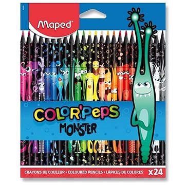 MAPED Color´Peps Monster bezdřevé 24 barev