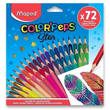 MAPED Color' Peps trojhranné 72 barev