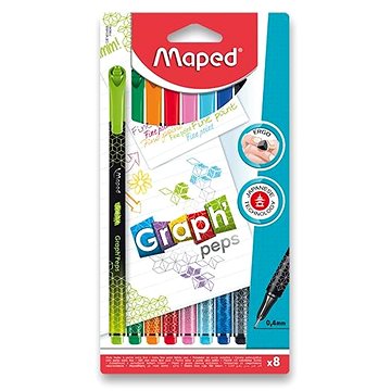 MAPED Graph Peps Premium 0,4 mm 8 barev