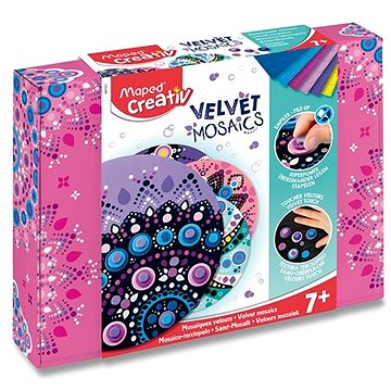 E-shop MAPED Velvet Mosaics - pastellfarbenes Kreativ-Set