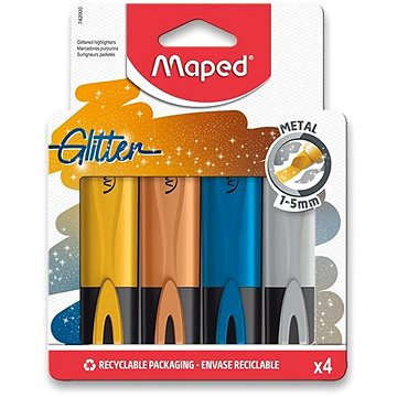 E-shop MAPED Fluo Peps Glitter Metal, 4 Farben