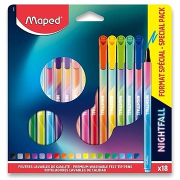 E-shop MAPED Color'Peps Nightfall Teens - 18 Farben