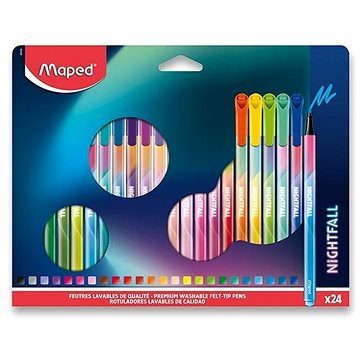 E-shop MAPED Color'Peps Nightfall Teens - 24 Farben