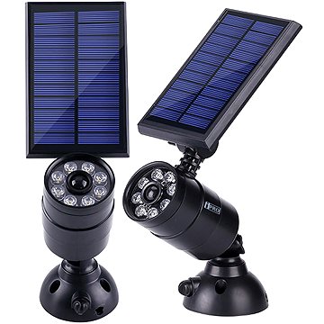 LEDSolar 8 solární venkovní bodové světlo, 8 LED se senzorem, bezdrátové, iPRO, 1,5 W, studená