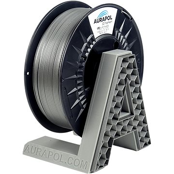AURAPOL PLA 3D Filament Stříbrná 1 kg 1,75 mm AURAPOL