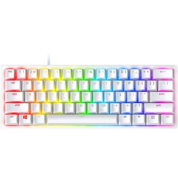 E-shop Razer Huntsman Mini Gaming Keyboard - Mercury Ed. (Red Switch) - US Layout