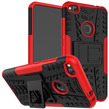 CUGUU Odolný obal HEAVY DUTY pro Motorola Moto C Plus - červený