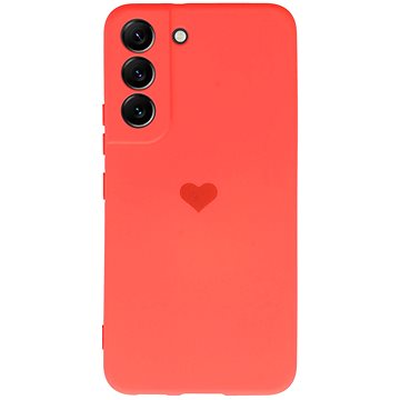 Vennus Valentýnské pouzdro Heart pro Samsung Galaxy S22 - korálové