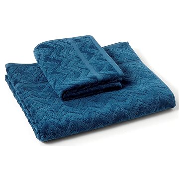MISSONI HOME REX malý ručník na ruce 40 x 70 cm modrý