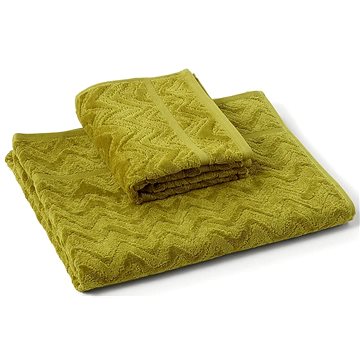 MISSONI HOME REX malý ručník na ruce 40 x 70 cm zelený
