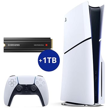 PlayStation 5 (Slim) s rozšiřeným uložištěm (+1TB SSD)