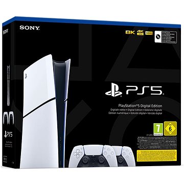 E-shop PlayStation 5 (Slim) Digital Edition + 2x DualSense Wireless Controller
