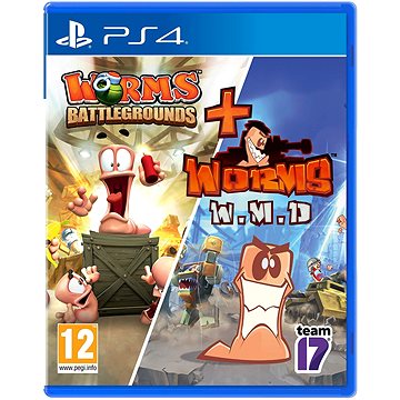 E-shop Worms Battlegrounds + Worms WMD Double Pack - PS4