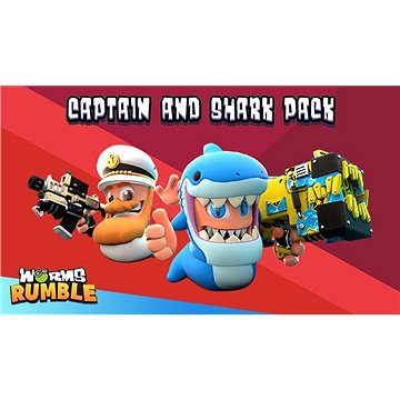 E-shop Worms Rumble - Captain & Shark Double Pack - PC DIGITAL