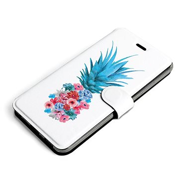 Mobiwear Flip pouzdro pro Huawei Nova 8i - MR03S Květinový ananas